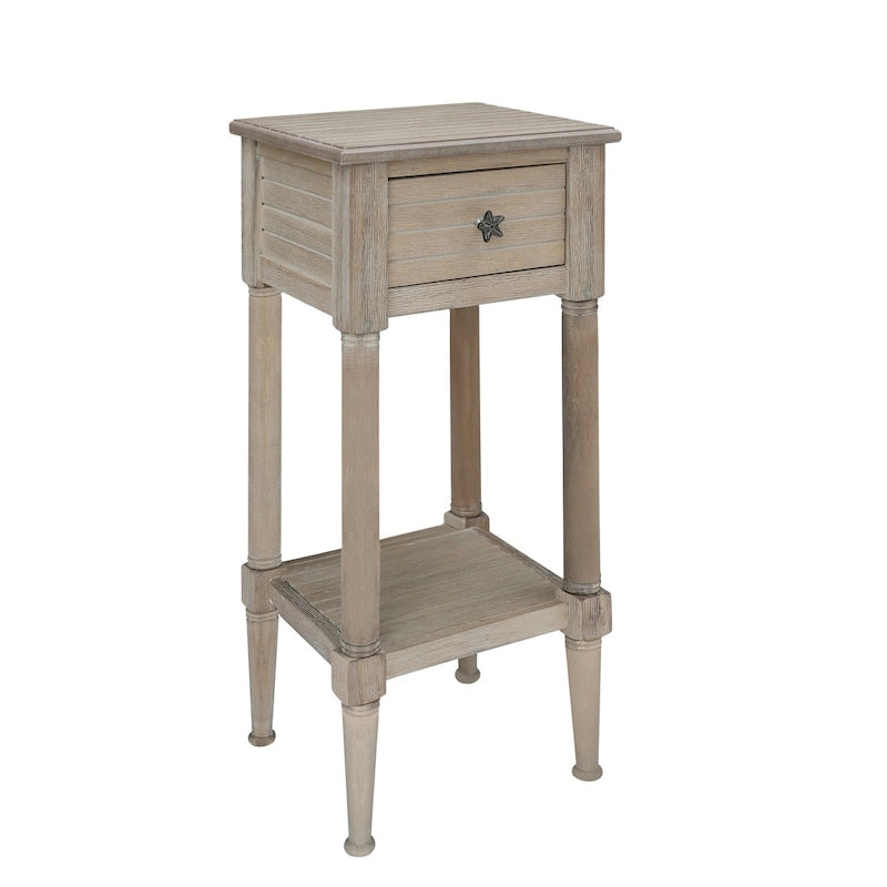 Table d'appoint latérale style côtier