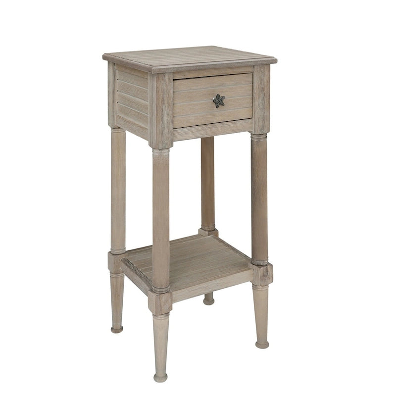 Table d'appoint latérale style côtier
