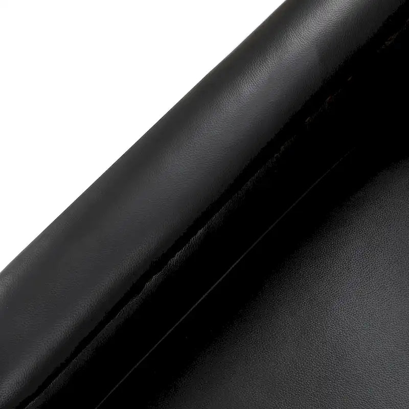 Fauteuil pivotant classique en cuir véritable avec clous décoratifs – Lot de 2