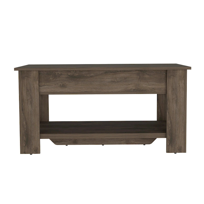 Table de rangement de 40 pouces de large avec 1 tablette extensible, 4 pieds et tablette inférieure