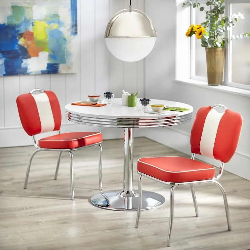 Chaises de salle à manger rétro (lot de 2)