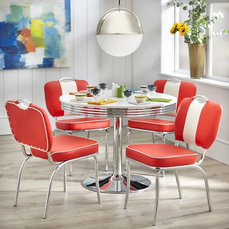Chaises de salle à manger rétro (lot de 2)