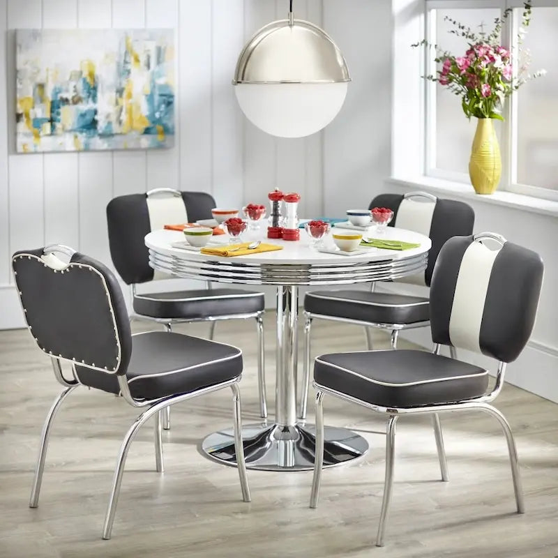 Chaises de salle à manger rétro (lot de 2)