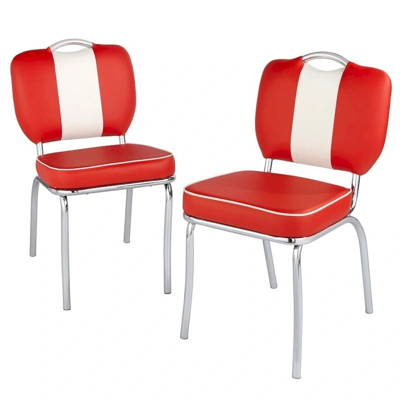 Chaises de salle à manger rétro (lot de 2)