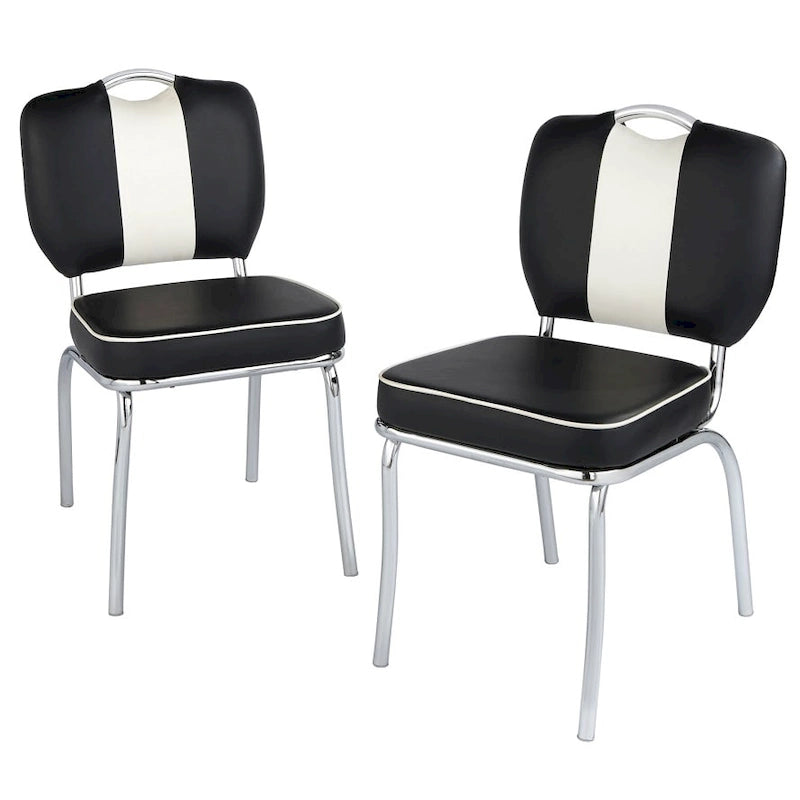 Chaises de salle à manger rétro (lot de 2)