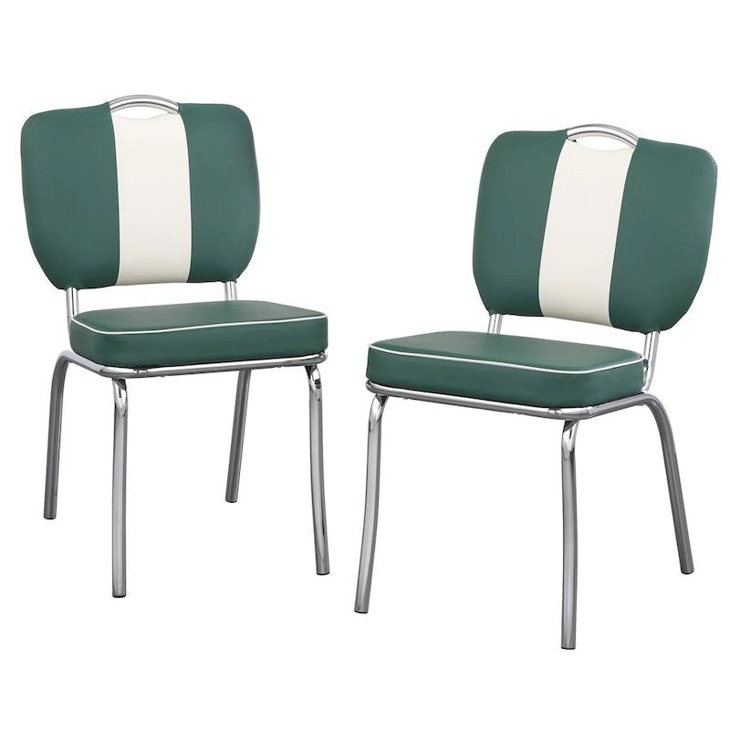 Chaises de salle à manger rétro (lot de 2)