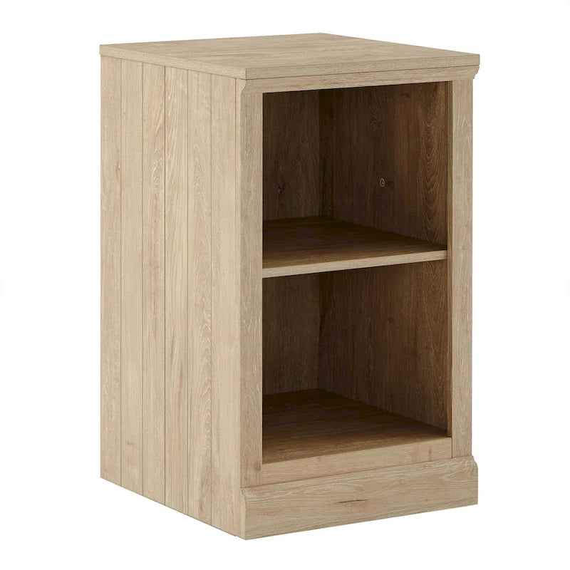 Bureau d'angle de 101,6 cm avec chargeurs USB et classeur à 3 tiroirs
