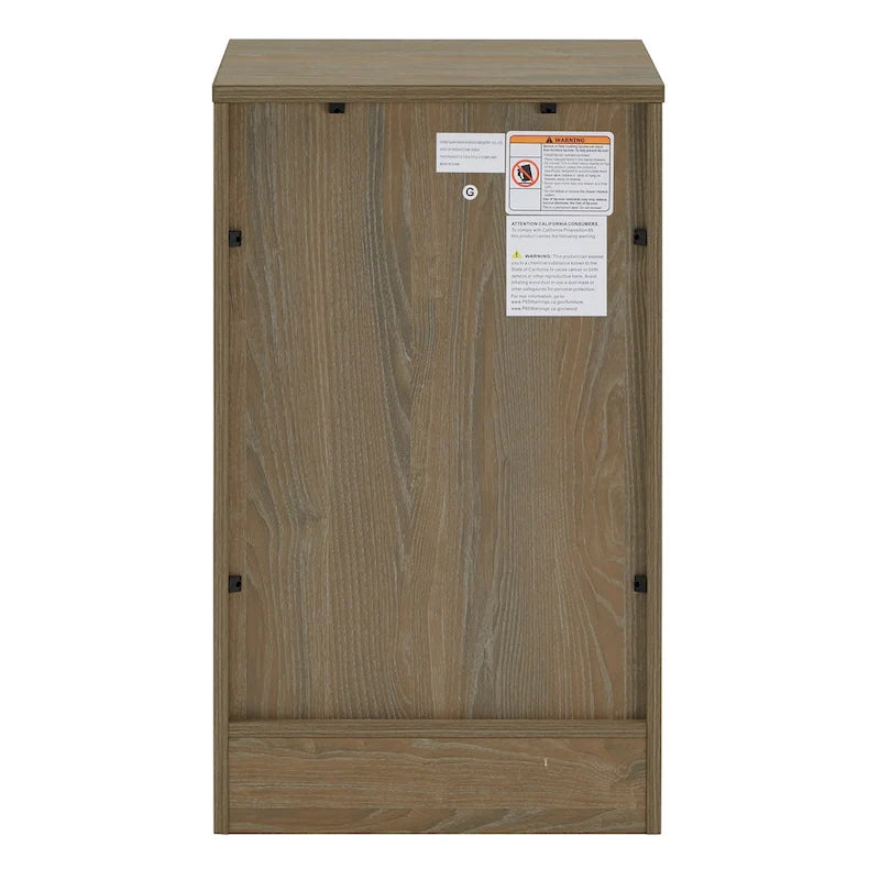 Bureau d'angle de 101,6 cm avec chargeurs USB et classeur à 3 tiroirs