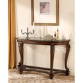 Table d'appoint canapé marron foncé