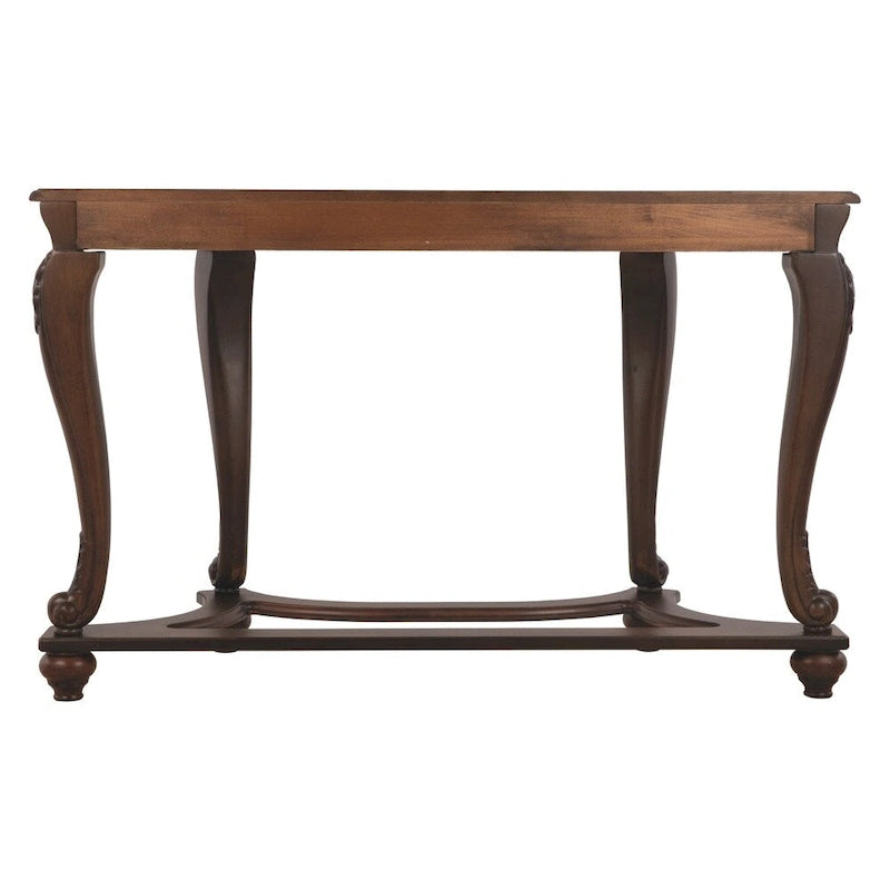 Table d'appoint canapé marron foncé