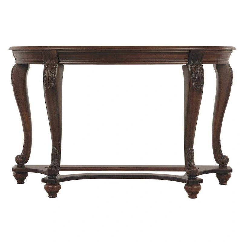Table d'appoint canapé marron foncé