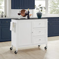  Soren Granite Top Kitchen Island/Cart - 18.13d x 42.13w x 37.5h