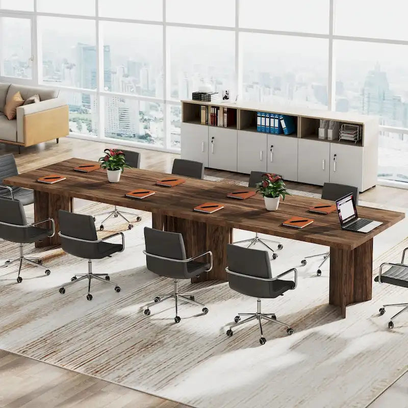 Bureau de direction moderne de 63 pouces Grand bureau d'ordinateur Table d'écriture