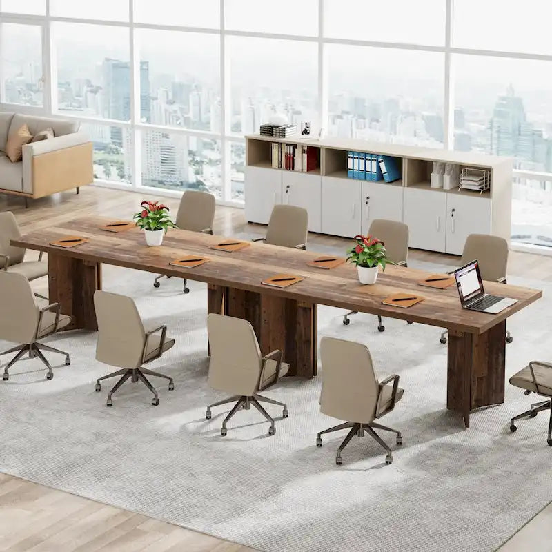 Bureau de direction moderne de 63 pouces Grand bureau d'ordinateur Table d'écriture