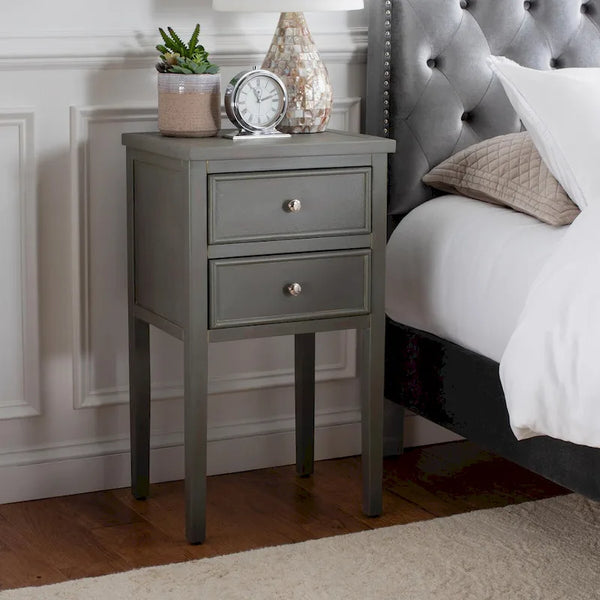  Minda 2-Drawer Accent End Table Nightstand (Fully Assembled) - 16.9 x 14.2 x 29.7 - 17Wx15Dx30H