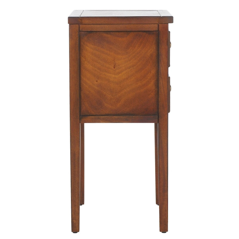 Table de chevet d'appoint à 2 tiroirs (entièrement assemblée) - 16,9 x 14,2 x 29,7 - 17Lx15Px30H