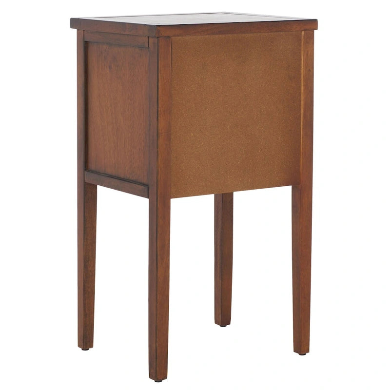 Table de chevet d'appoint à 2 tiroirs (entièrement assemblée) - 16,9 x 14,2 x 29,7 - 17Lx15Px30H