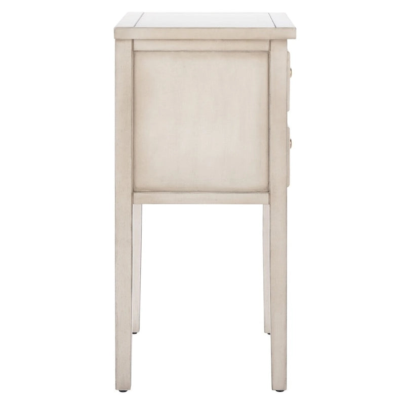 Table de chevet d'appoint à 2 tiroirs (entièrement assemblée) - 16,9 x 14,2 x 29,7 - 17Lx15Px30H
