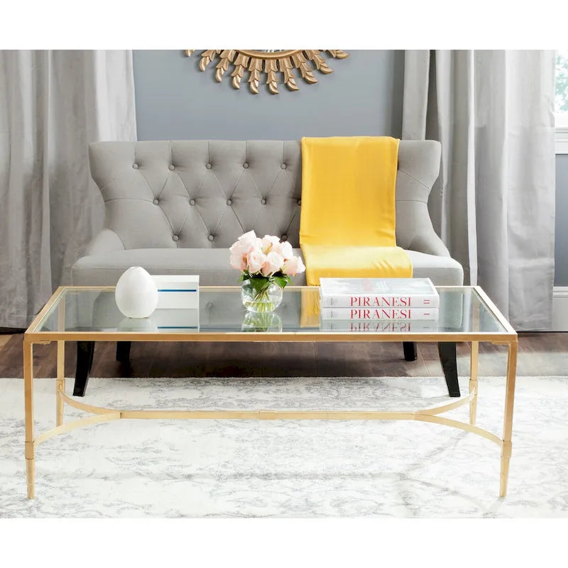  Jovita Gold Coffee Table - 50 x 26 x 18 - 50Wx26Dx18H