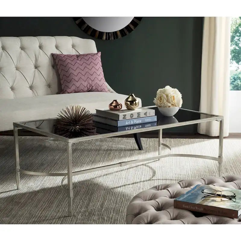 Table basse dorée - 50 x 26 x 18 - 50L x 26P x 18H
