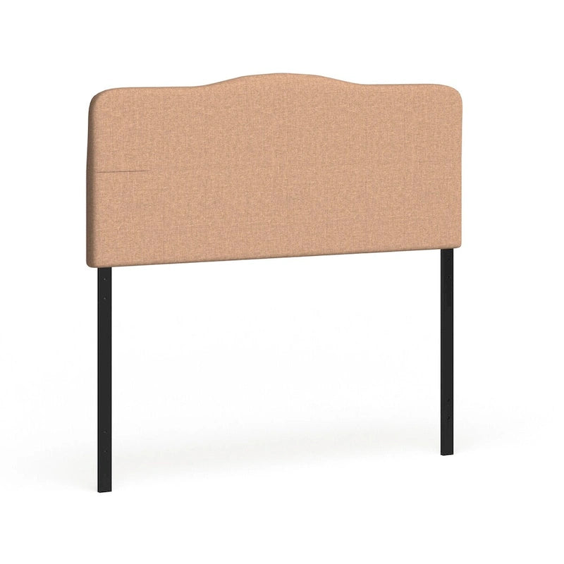 Tête de lit capitonnée en tissu Queen Size