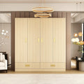 Grande armoire avec armoire supérieure en option, armoire d'appoint pour chambre à coucher