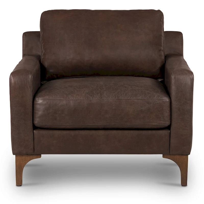 Fauteuil 35 - Cuir véritable italien pleine fleur