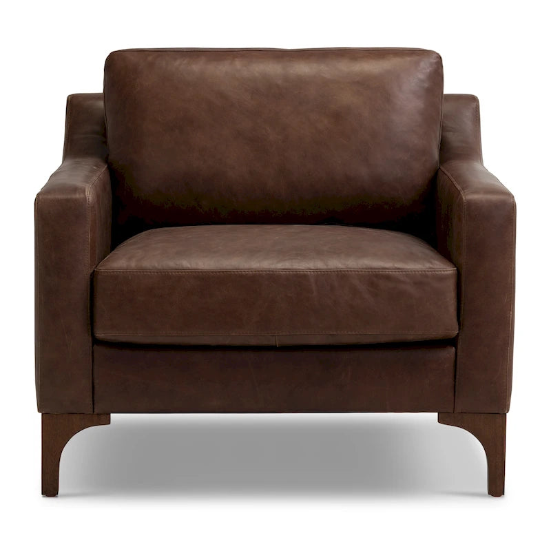 Fauteuil 35 - Cuir véritable italien pleine fleur