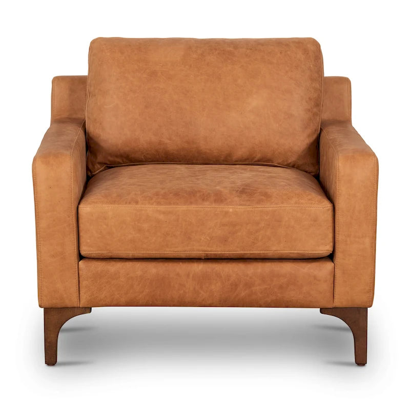 Fauteuil 35 - Cuir véritable italien pleine fleur