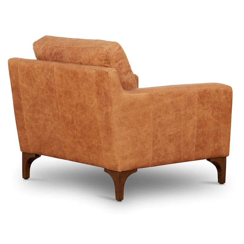 Fauteuil 35 - Cuir véritable italien pleine fleur