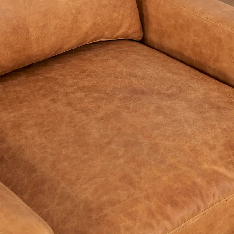 Fauteuil 35 - Cuir véritable italien pleine fleur