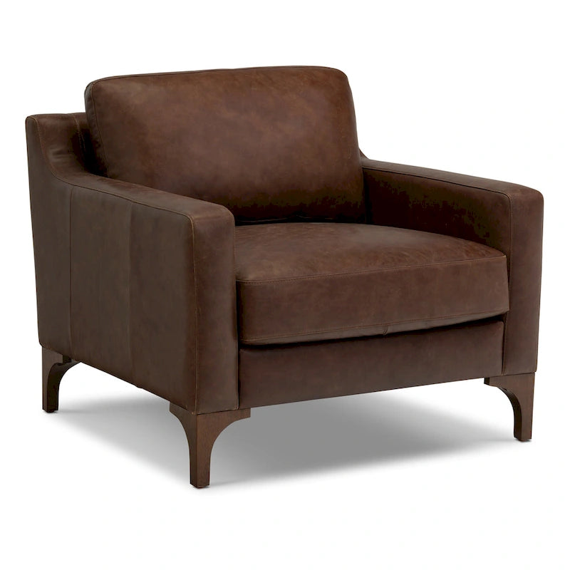 Fauteuil 35 - Cuir véritable italien pleine fleur