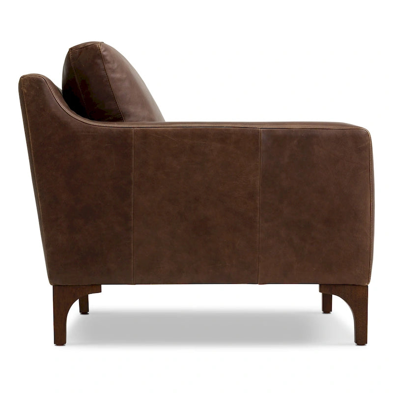 Fauteuil 35 - Cuir véritable italien pleine fleur
