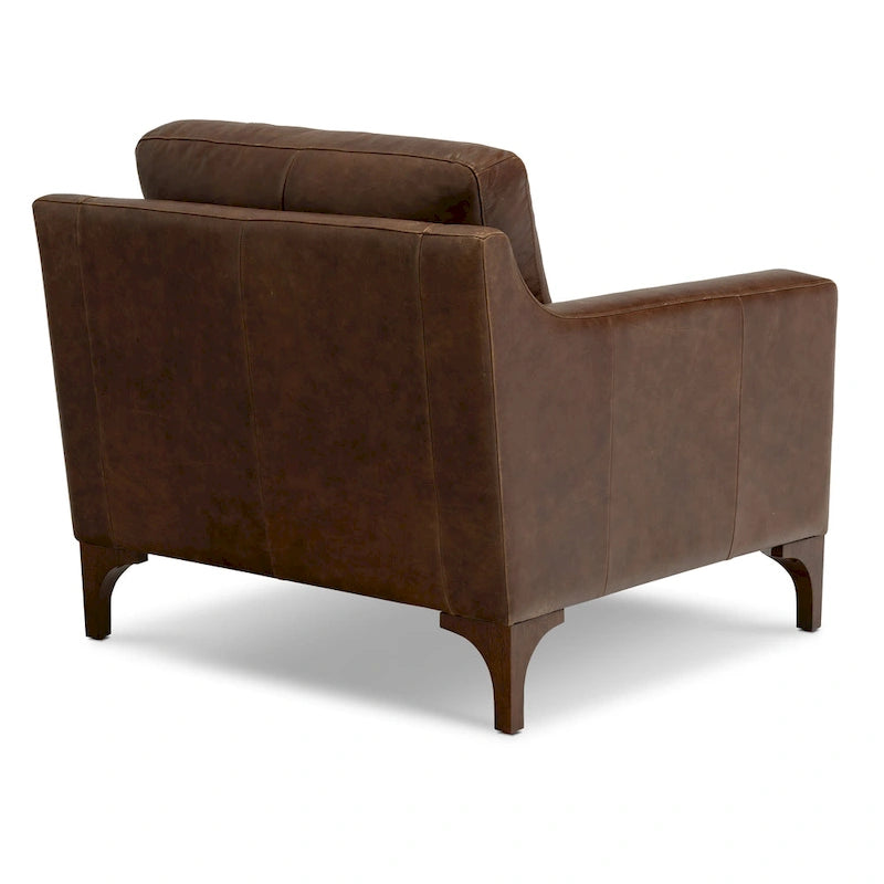Fauteuil 35 - Cuir véritable italien pleine fleur