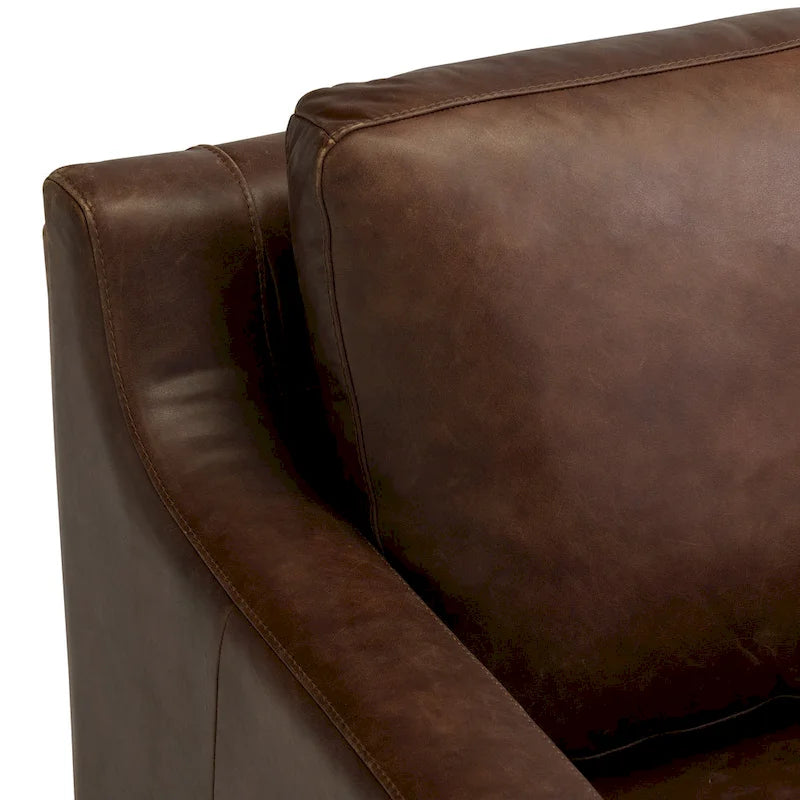 Fauteuil 35 - Cuir véritable italien pleine fleur