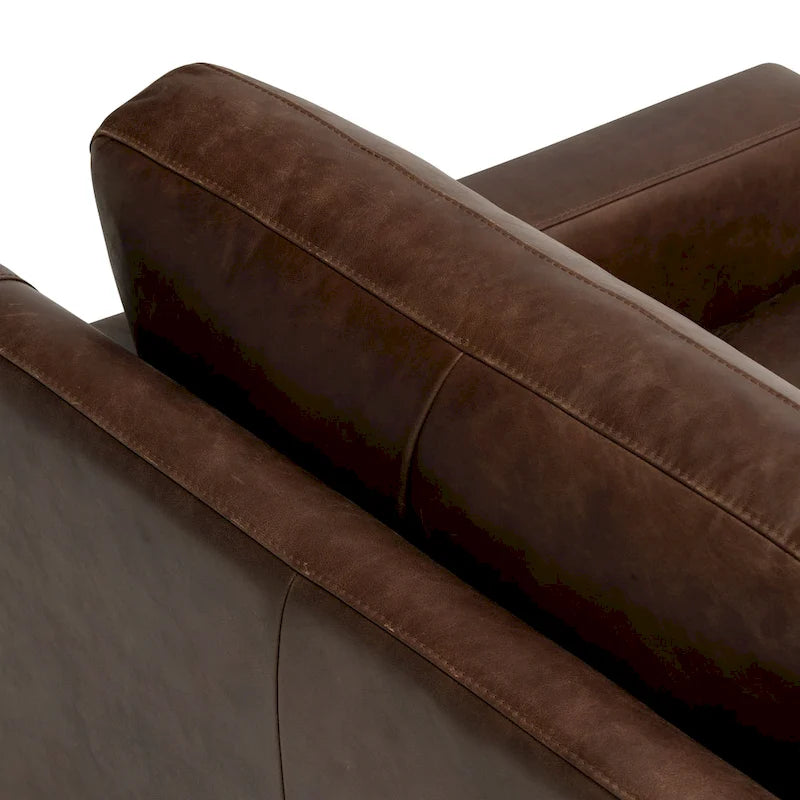 Fauteuil 35 - Cuir véritable italien pleine fleur