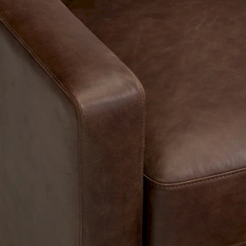 Fauteuil 35 - Cuir véritable italien pleine fleur