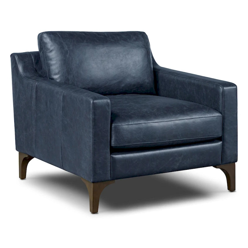 Fauteuil 35 - Cuir véritable italien pleine fleur