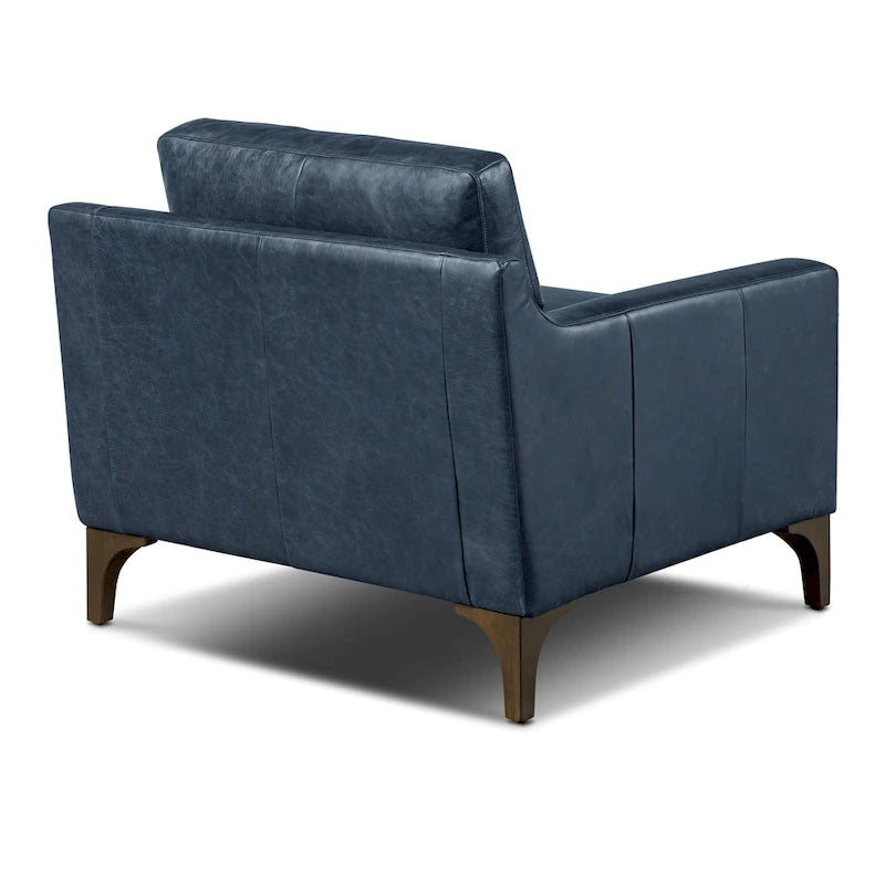 Fauteuil 35 - Cuir véritable italien pleine fleur