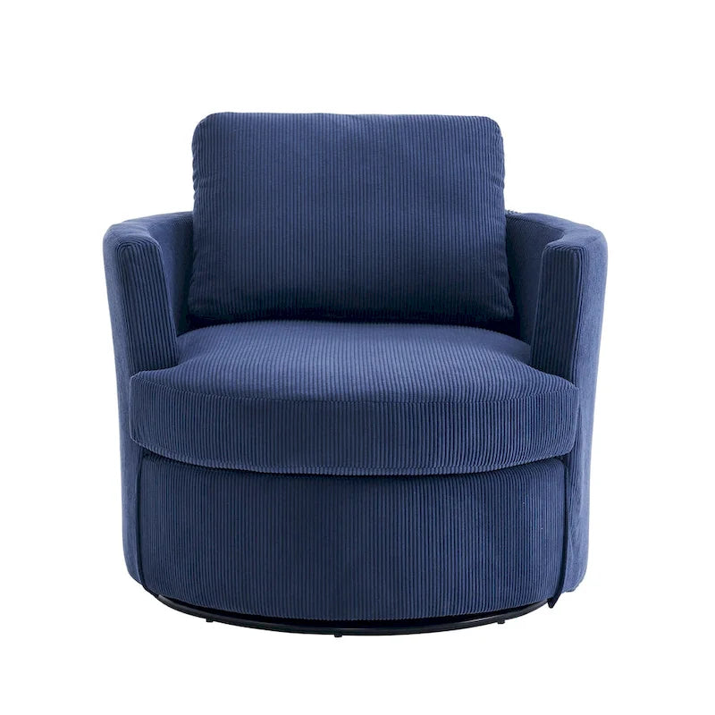 Fauteuil baril pivotant à 360°, canapé rond confortable pour le salon, convient pour la chambre de bébé, l'hôtel, la chambre à coucher, le bureau