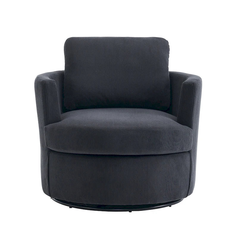 Fauteuil baril pivotant à 360°, canapé rond confortable pour le salon, convient pour la chambre de bébé, l'hôtel, la chambre à coucher, le bureau
