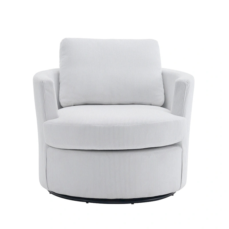 Fauteuil baril pivotant à 360°, canapé rond confortable pour le salon, convient pour la chambre de bébé, l'hôtel, la chambre à coucher, le bureau