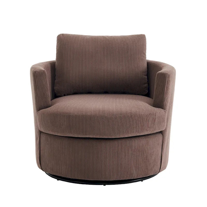 Fauteuil baril pivotant à 360°, canapé rond confortable pour le salon, convient pour la chambre de bébé, l'hôtel, la chambre à coucher, le bureau
