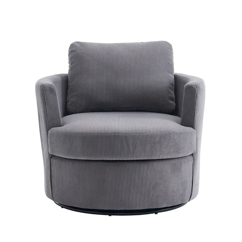 Fauteuil baril pivotant à 360°, canapé rond confortable pour le salon, convient pour la chambre de bébé, l'hôtel, la chambre à coucher, le bureau